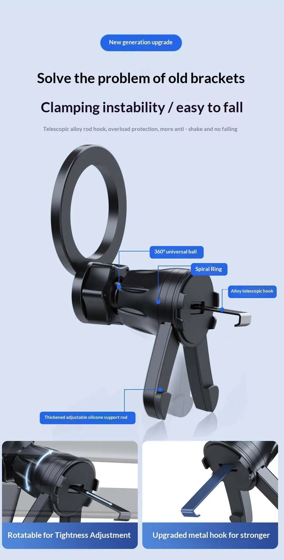 Car Phone Mount -Strong Magnetic Phone Holders for Your Car Magnet Cell Phones Holder Mounts Smartphone Accessories