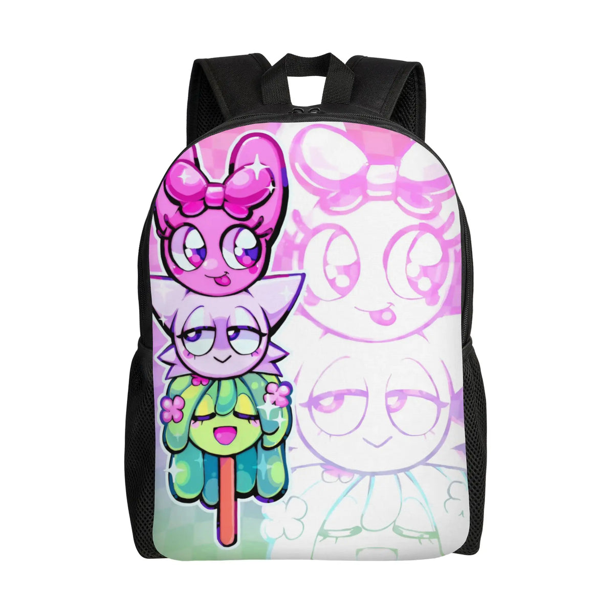 Custom S-Sprunkies Game Cute Cartoon Backpacks for Men Women College School Students Bookbag Fits 15 Inch Laptop Classic  Bags