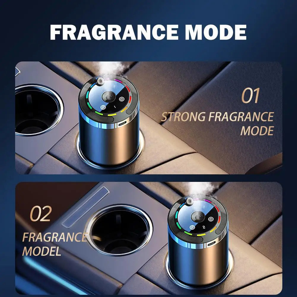 Car Electric Air Diffuser Aroma Car Air Freshener Car Aromatherapy Replacement Smell Auto Scent Starry Sky Ceiling Ambient Light