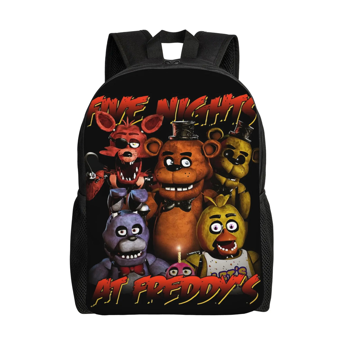 Custom 3D FNAFS Game Backpacks for Girls Boys Thriller Movie School College Travel Bags Women Men Bookbag Fits 15 Inch Laptop