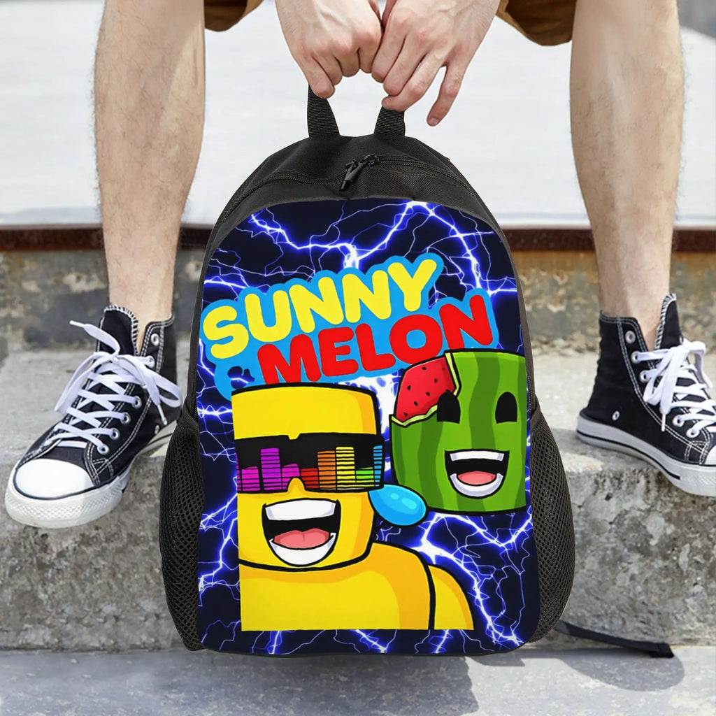Sunny and Melon Backpack  Trekking Backpacks Women Men Colorful Durable School Bags Stylish Rucksack