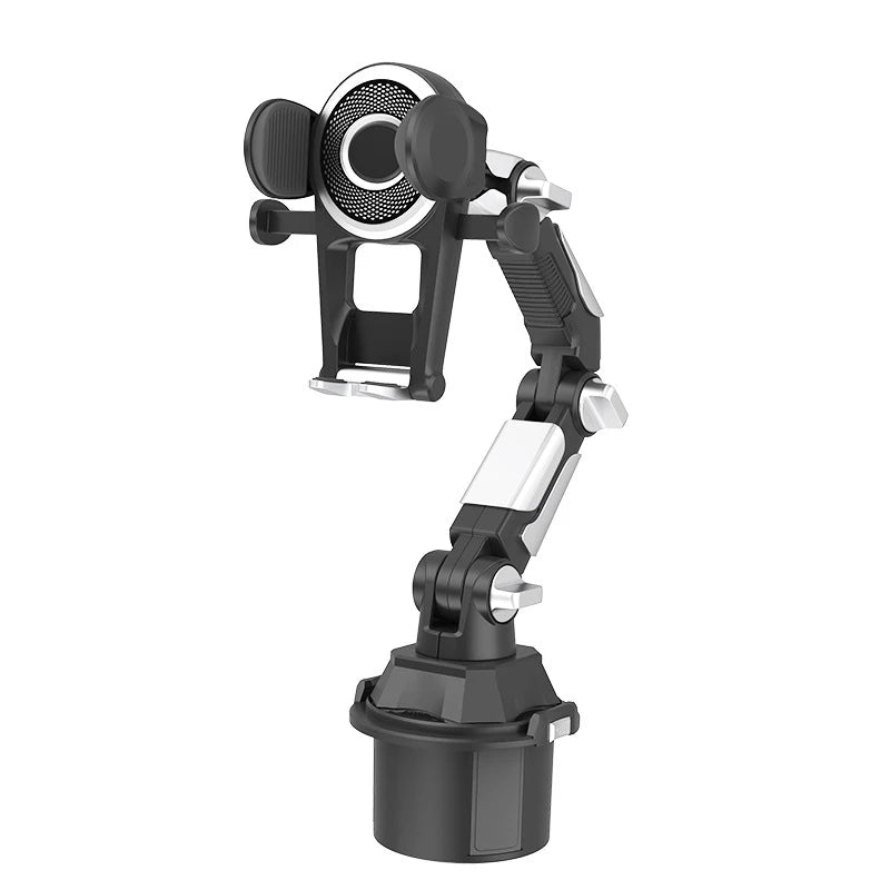Upgraded Adjustable 360° Car Mount for Mobile Phones & Small Tablets, Convenient for All Vehicles