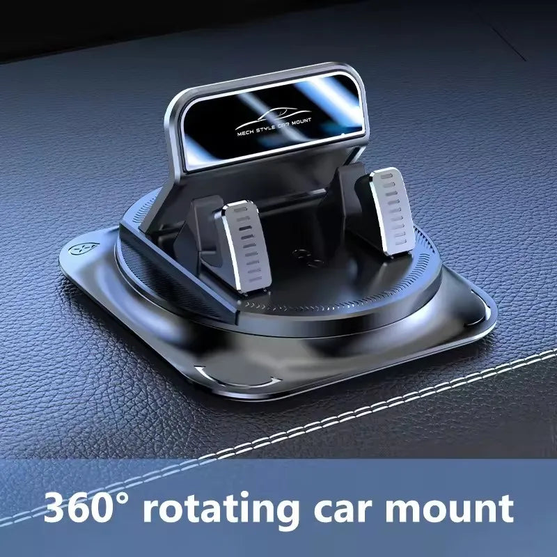Car Phone Mount Anti Slip Silicone Dashboard Phone Holder 360-Degree Free Rotation Universal Head-Up Navigation Holder