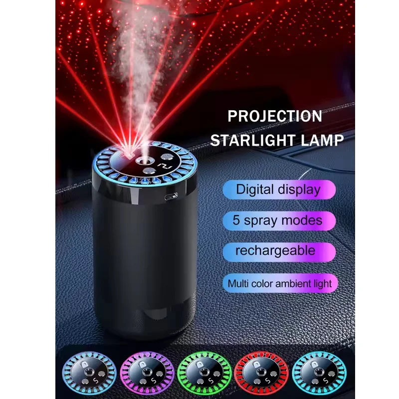 Car Air Freshener, Car Electric Air Diffuser Aroma,Car Air Vent Essential Oil Mist Humidifier Fragrance Diffuser Auto Tools