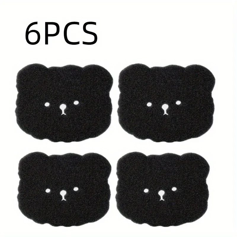 4/8PCS Pet Hair Remover Bear Shape Laundry Ball Washing Machine Lint Catcher Reusable Clothes Sofa Cat Dog Hair Cleaning Sponge