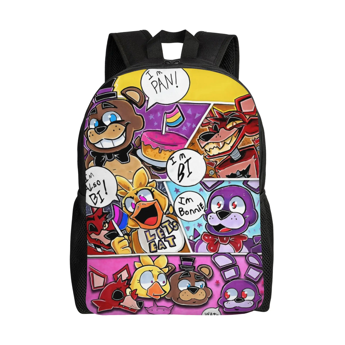 Custom 3D FNAFS Game Backpacks for Girls Boys Thriller Movie School College Travel Bags Women Men Bookbag Fits 15 Inch Laptop