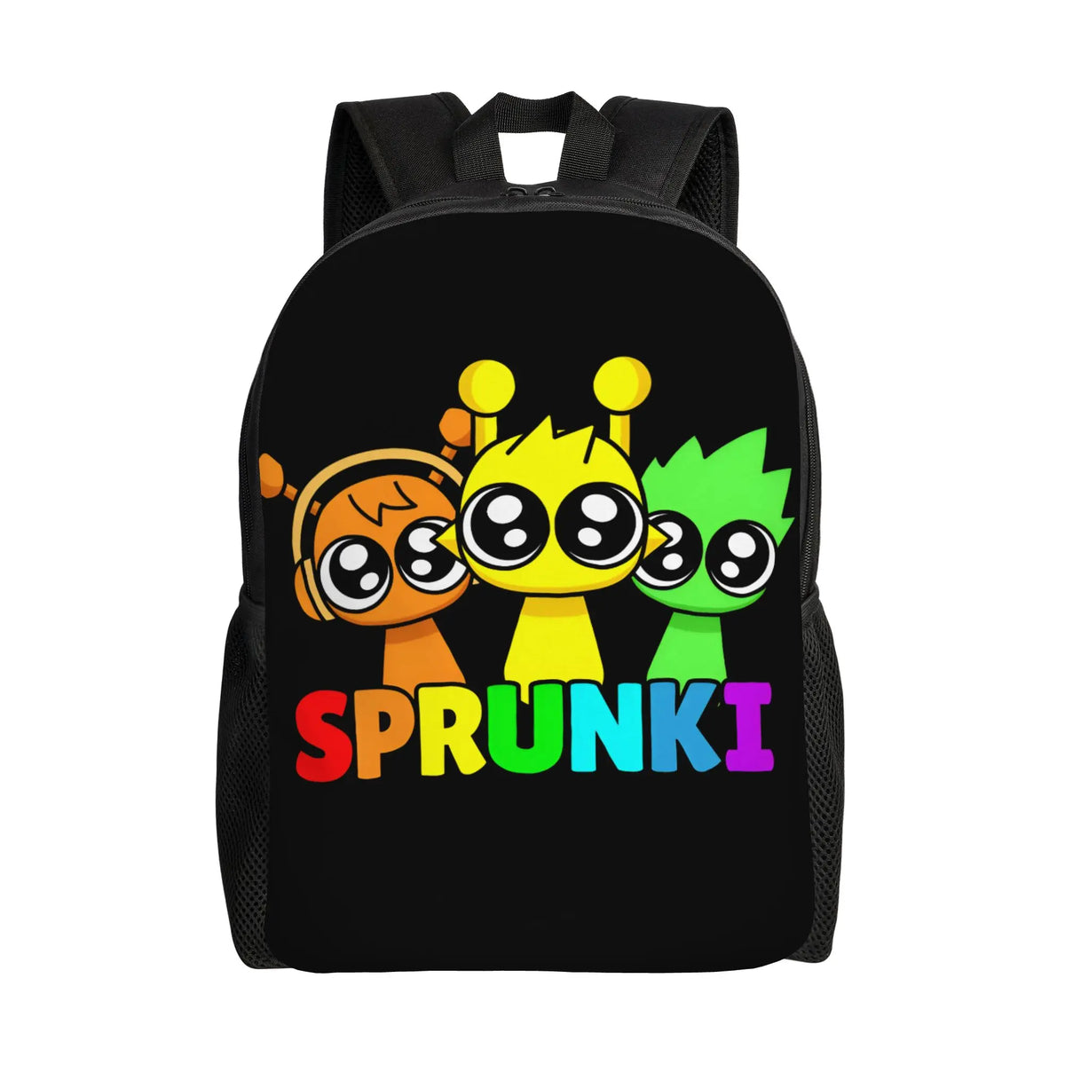 Custom S-Sprunkies Game Cute Cartoon Backpacks for Men Women College School Students Bookbag Fits 15 Inch Laptop Classic  Bags