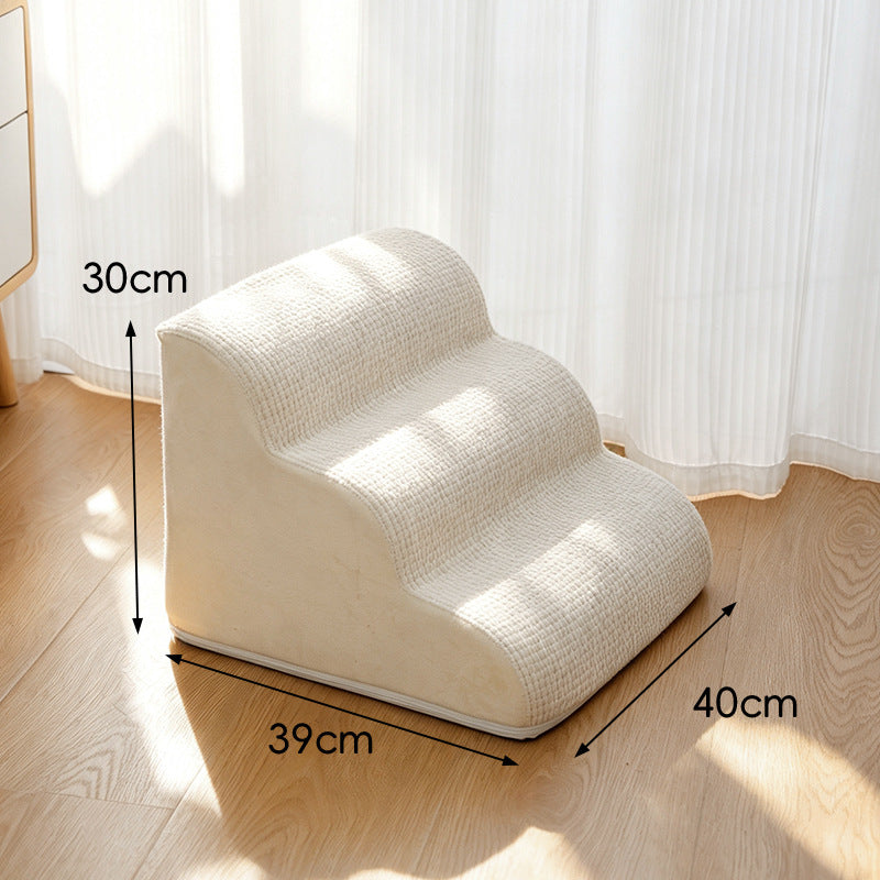 Pet Stairs for Small Dogs and Cats Non-slip Removable Washable Multi-layer Pet Ladder for Bed Sofa