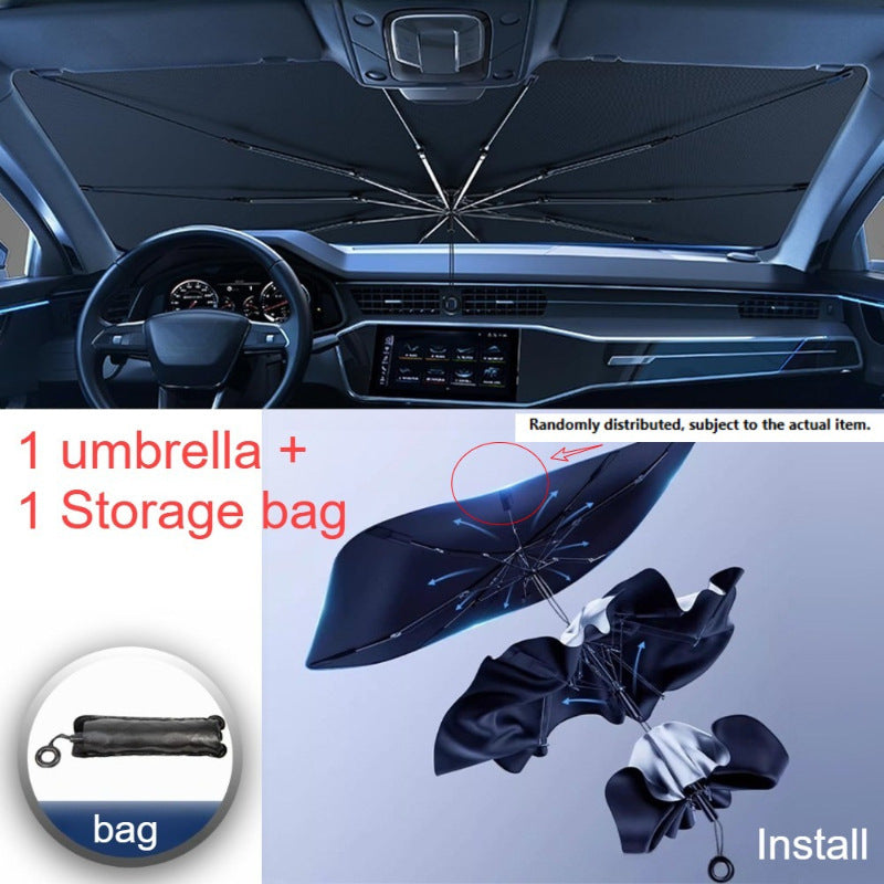 Car Sunshade with Pull Ring