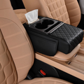 Multifunctional Car Armrest Organizer with Cup Holders
