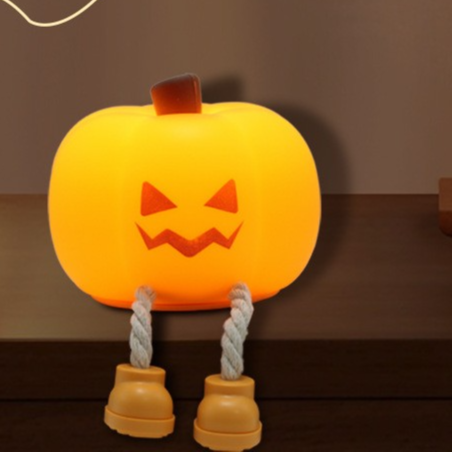 Cartoon Silicone Pumpkin Night Light