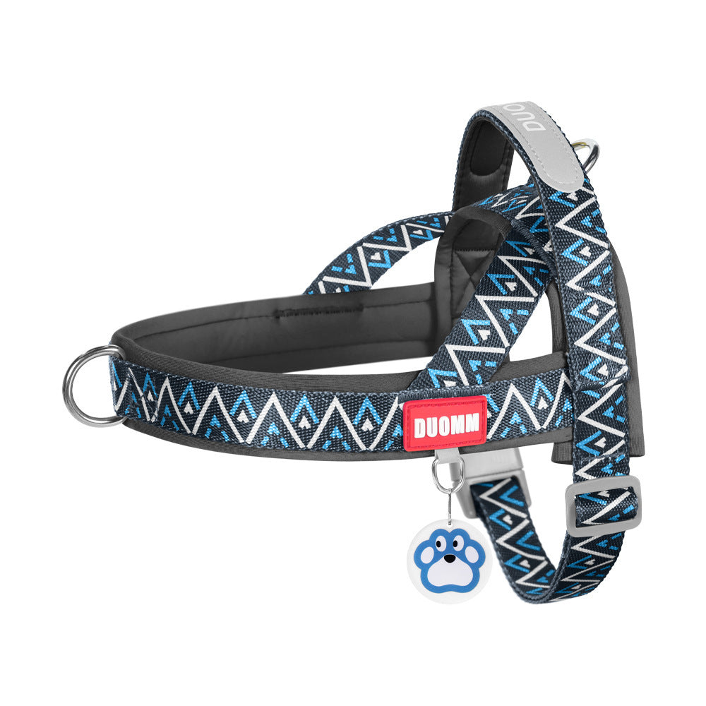 Reflective Adjustable Dog Harness with Leash Option