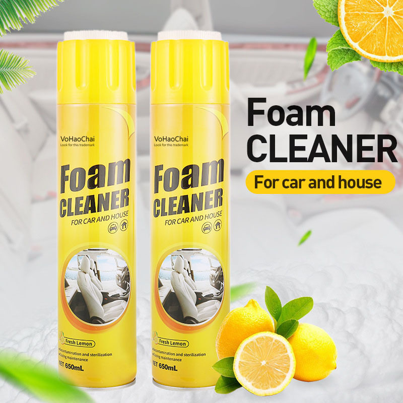 Multifunctional Foam Cleaner Car Interior Cleaning Agent Home Leather Stain Remover 650ml