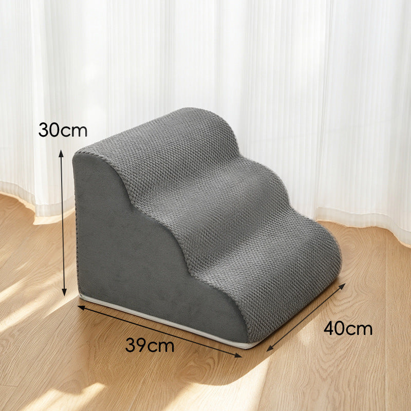 Pet Stairs for Small Dogs and Cats Non-slip Removable Washable Multi-layer Pet Ladder for Bed Sofa