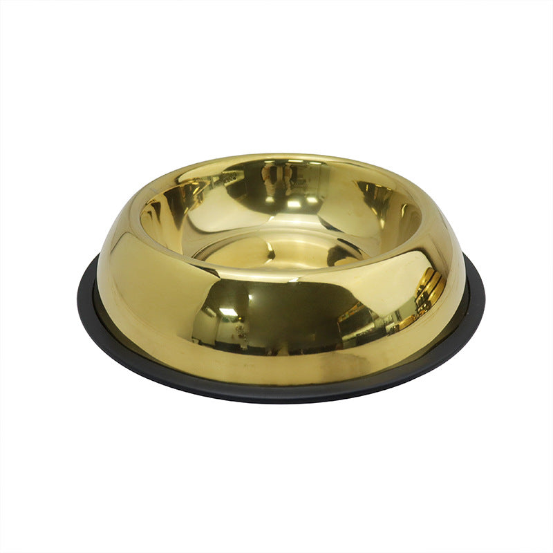 Stainless Steel Anti-Slip Pet Food Bowl