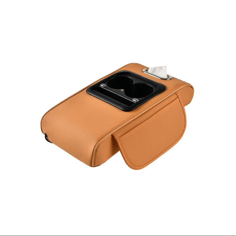 Multifunctional Car Armrest Storage Organizer with Charging