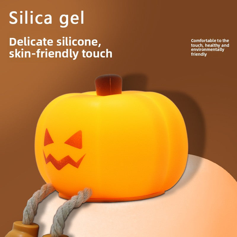 Cartoon Silicone Pumpkin Night Light