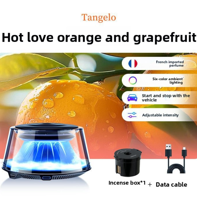 Automatic Car Fragrance Diffuser with LED Lighting