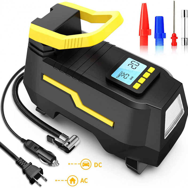 Portable Dual-Cylinder Electric Air Pump for Car and Home Use