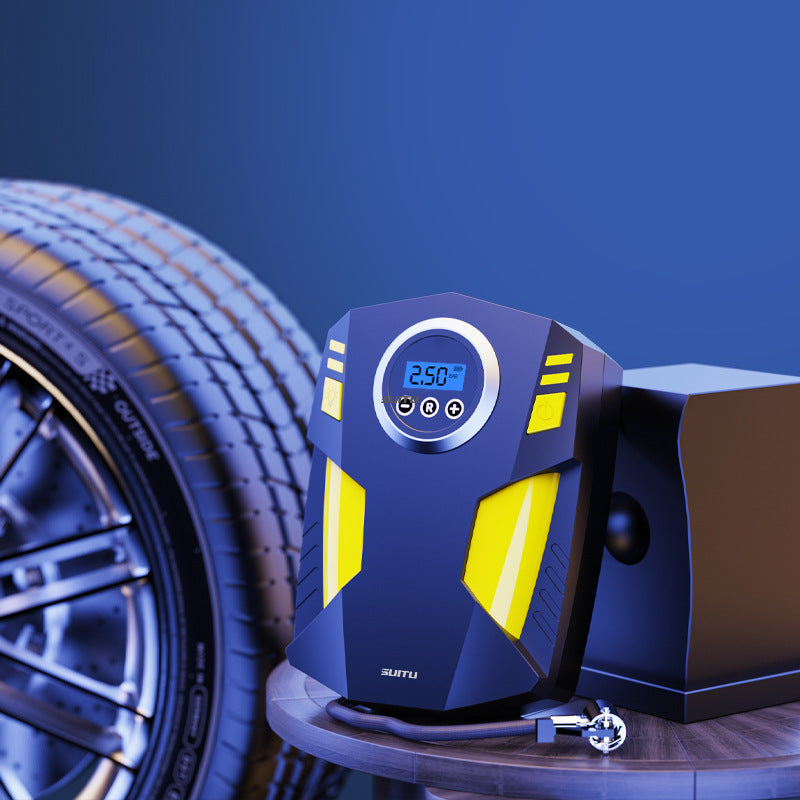Car-mounted digital display air pump