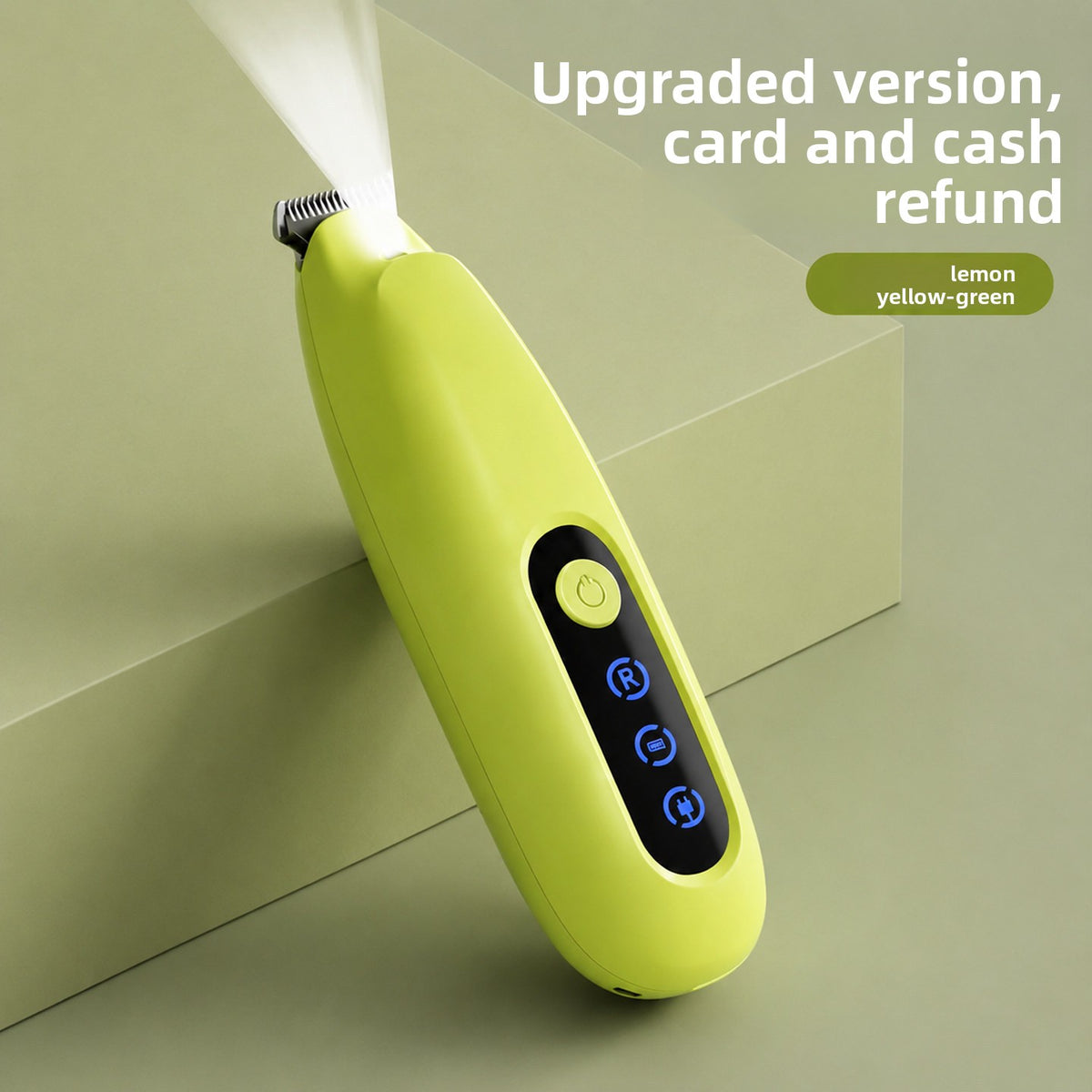 Rechargeable Pet Grooming Clipper with Light