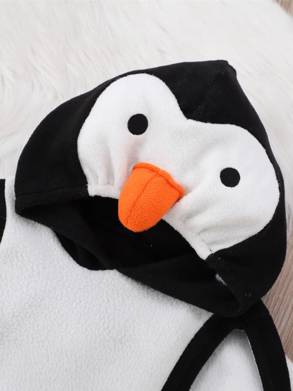 Cartoon Penguin Baby Romper Costume with Shoes