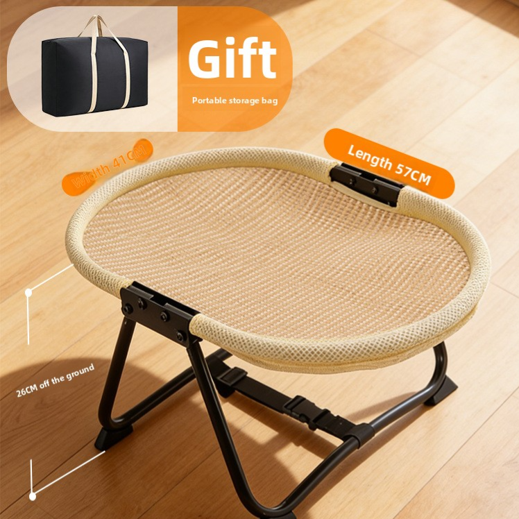 Off-the-Ground Breathable Folding Pet Bed for Small Dogs Cats