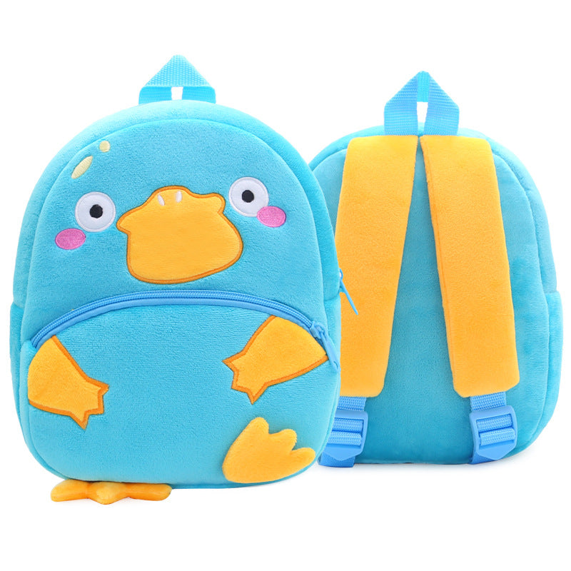 Cartoon Animal Plush Backpack for Kids