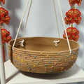 Pure hand woven cat balcony hammock nest hanging swing
