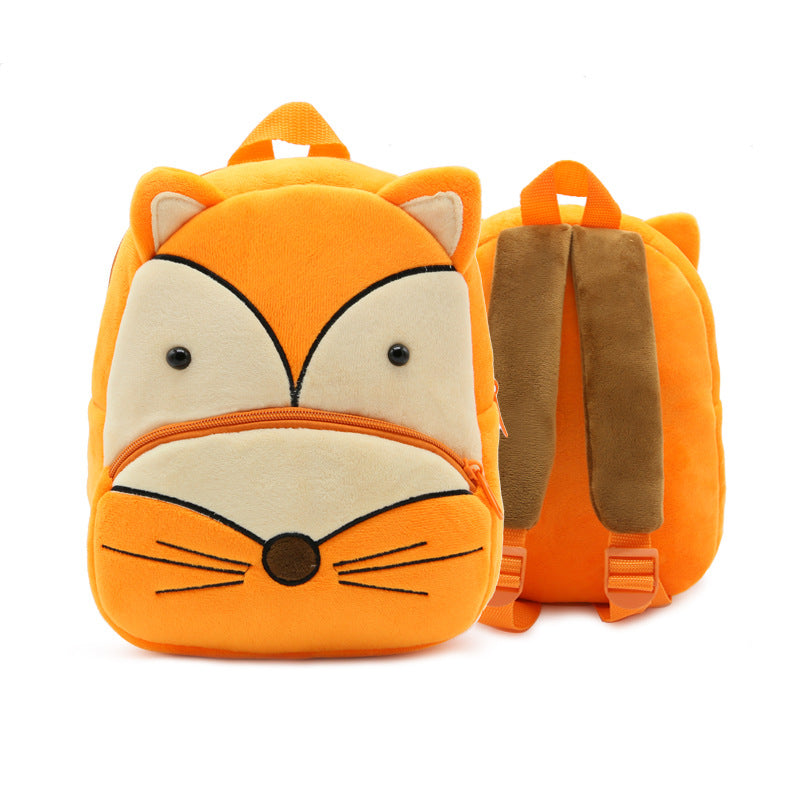 Cartoon Animal Plush Backpack for Kids