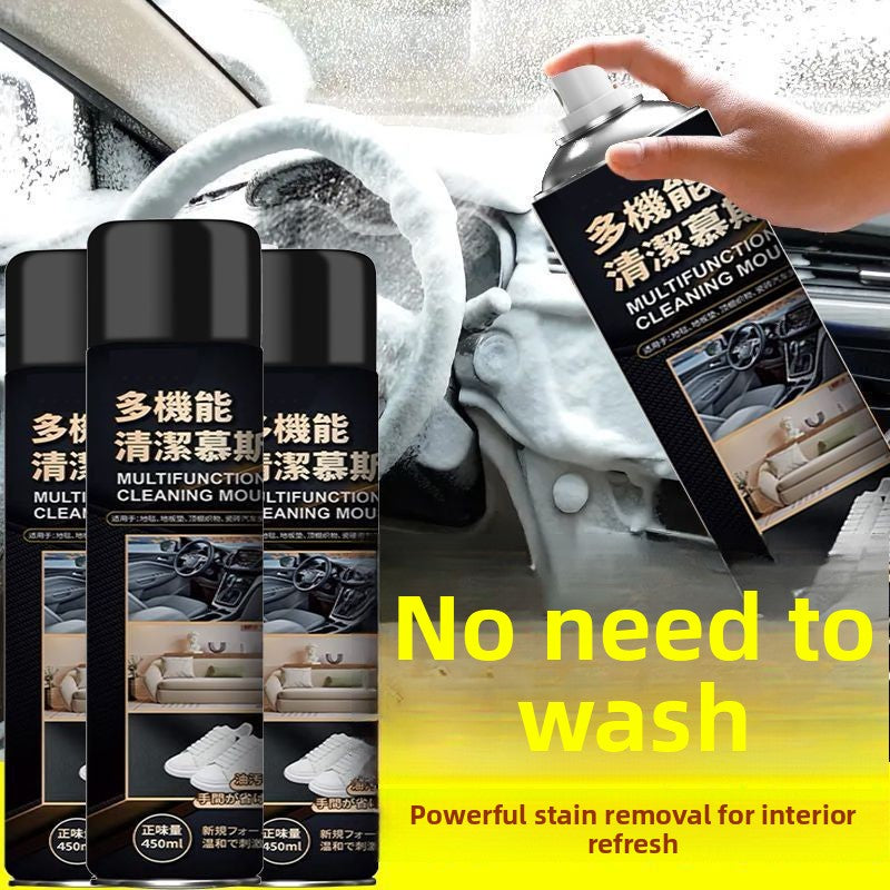 Car interior cleaning agent
