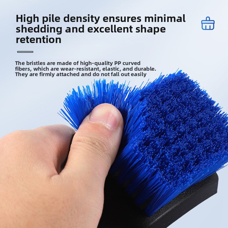 Multi Surface Cleaning Brush for Car Tires Carpets Mats