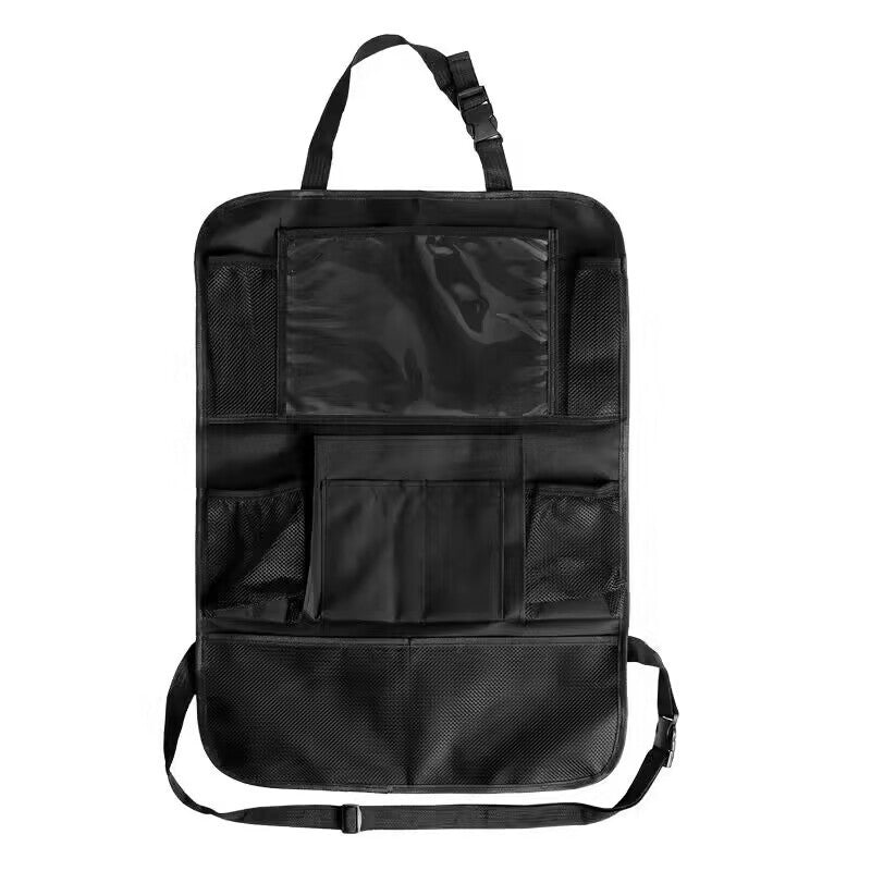 Car Rear Seat Organizer with Tablet Stand and Storage Pockets