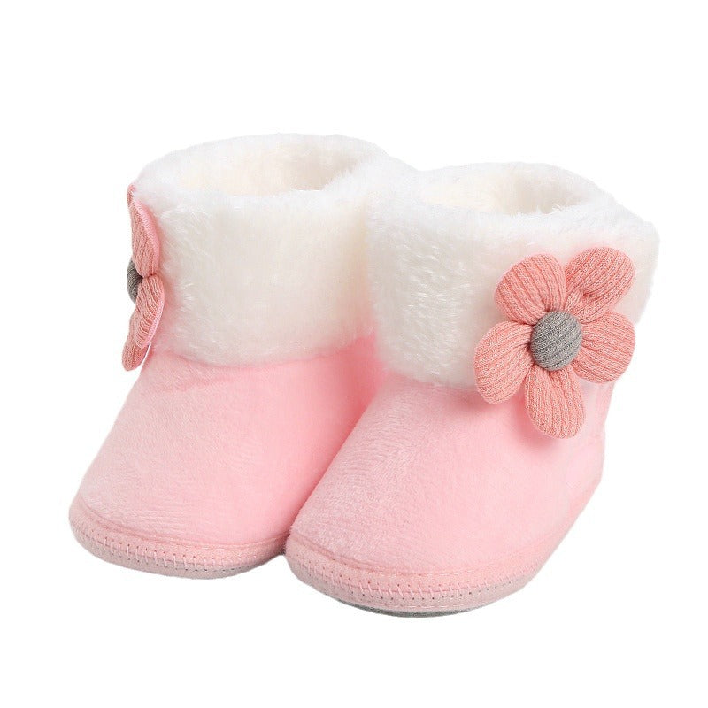 Baby fleece cotton sock shoes