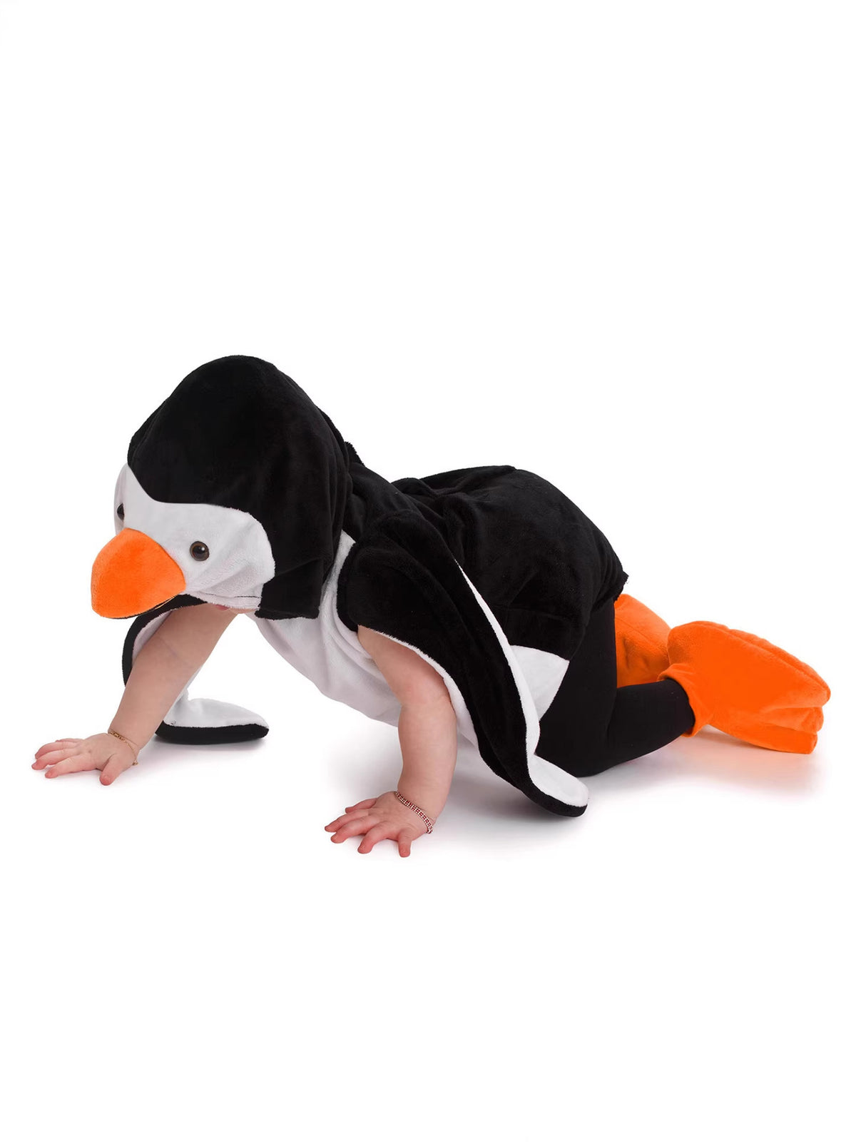 Cartoon Penguin Baby Romper Costume with Shoes