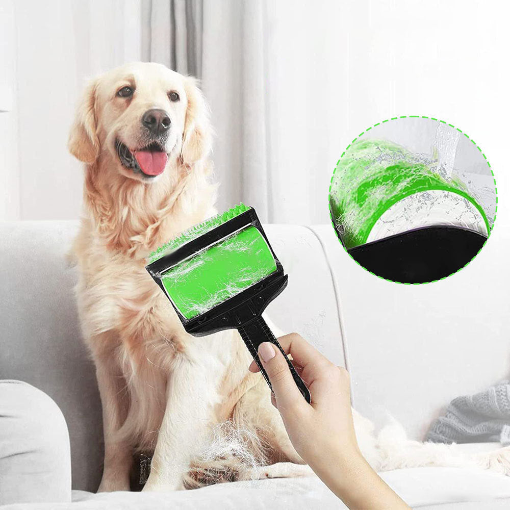 Pet hair roller