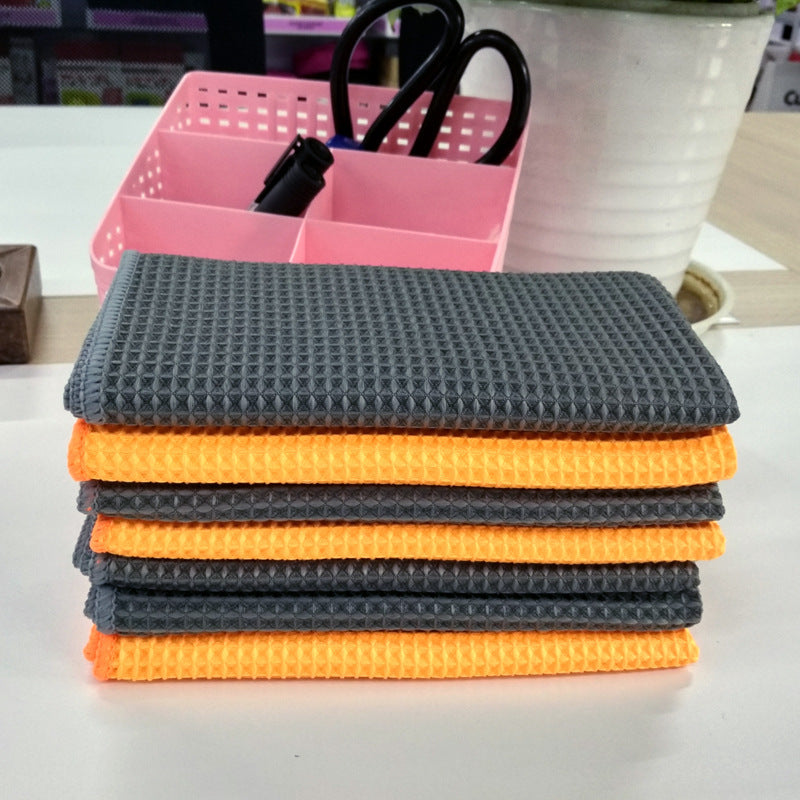 Waffle Weave Car Cleaning Towel