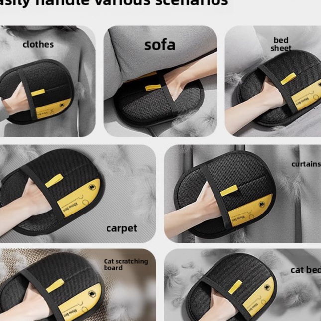 Pet Static Hair Removal Gloves