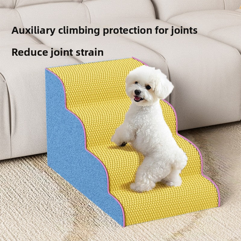 Pet Stairs for Small Dogs and Cats Non-slip Removable Washable Multi-layer Pet Ladder for Bed Sofa