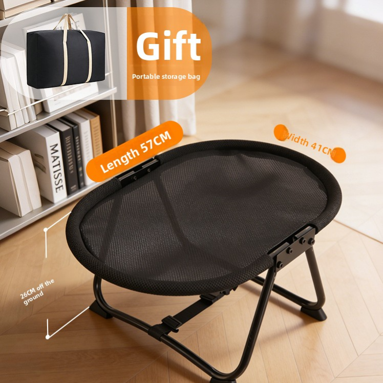 Off-the-Ground Breathable Folding Pet Bed for Small Dogs Cats