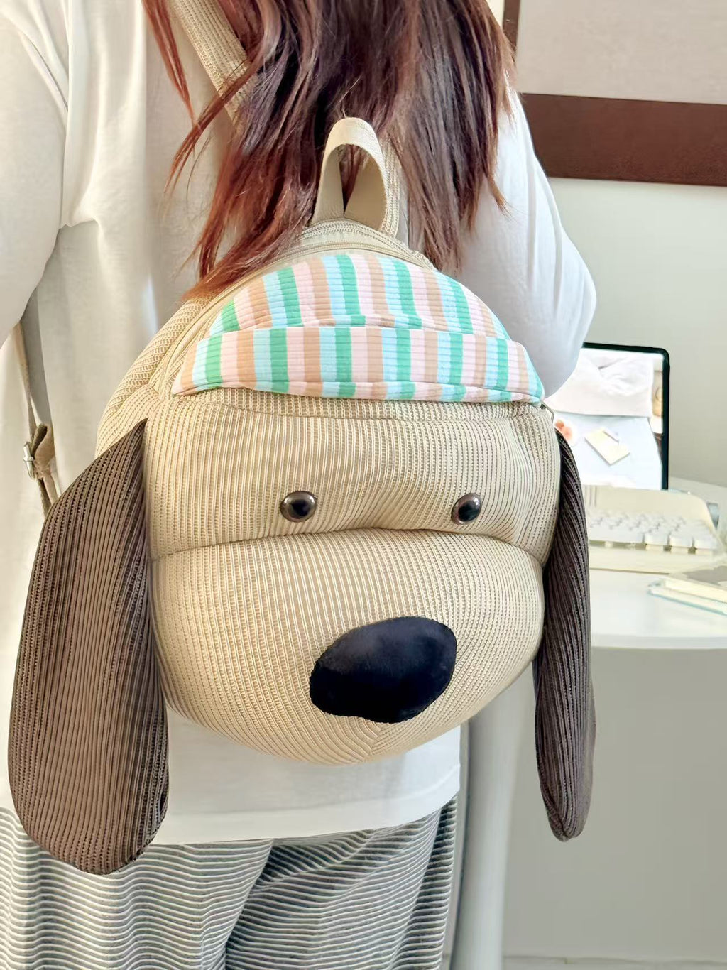Cute Puppy Plush Backpack for Kids