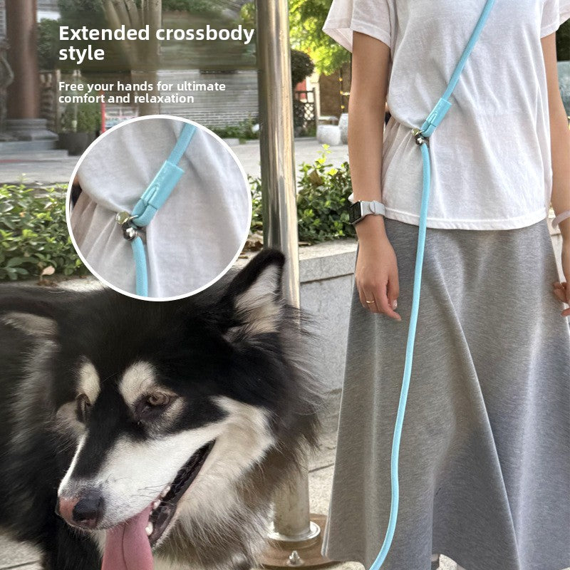 Dog traction rope multi-function dog walking rope